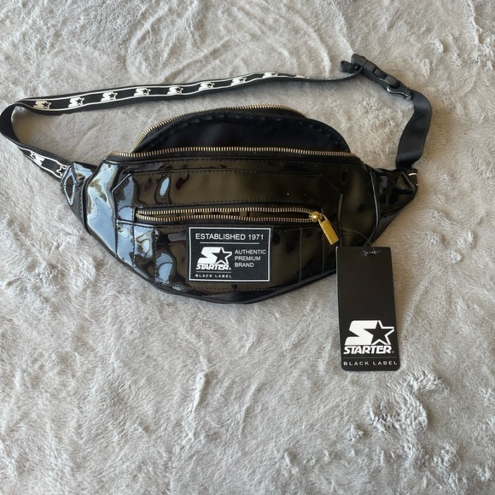 STARTER Black Belt Bag Glossy Finish
